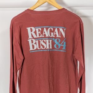Rowdy Gentleman Reagan/Bush Shirt (Red) (Large)
